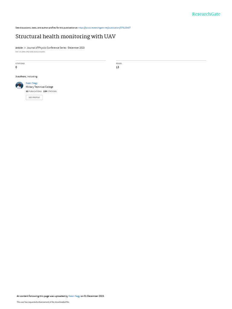 Structural Health Monitoring PDF Stress (Mechanics) Dam