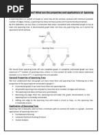 What Is Spanning Tree? What Are The Properties and Applications of Spanning Tree?