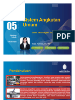 Sistem Angkutan Umum (Materi 5)