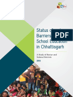 Status of and Barriers To School Education in Chhattisgarh May 2018
