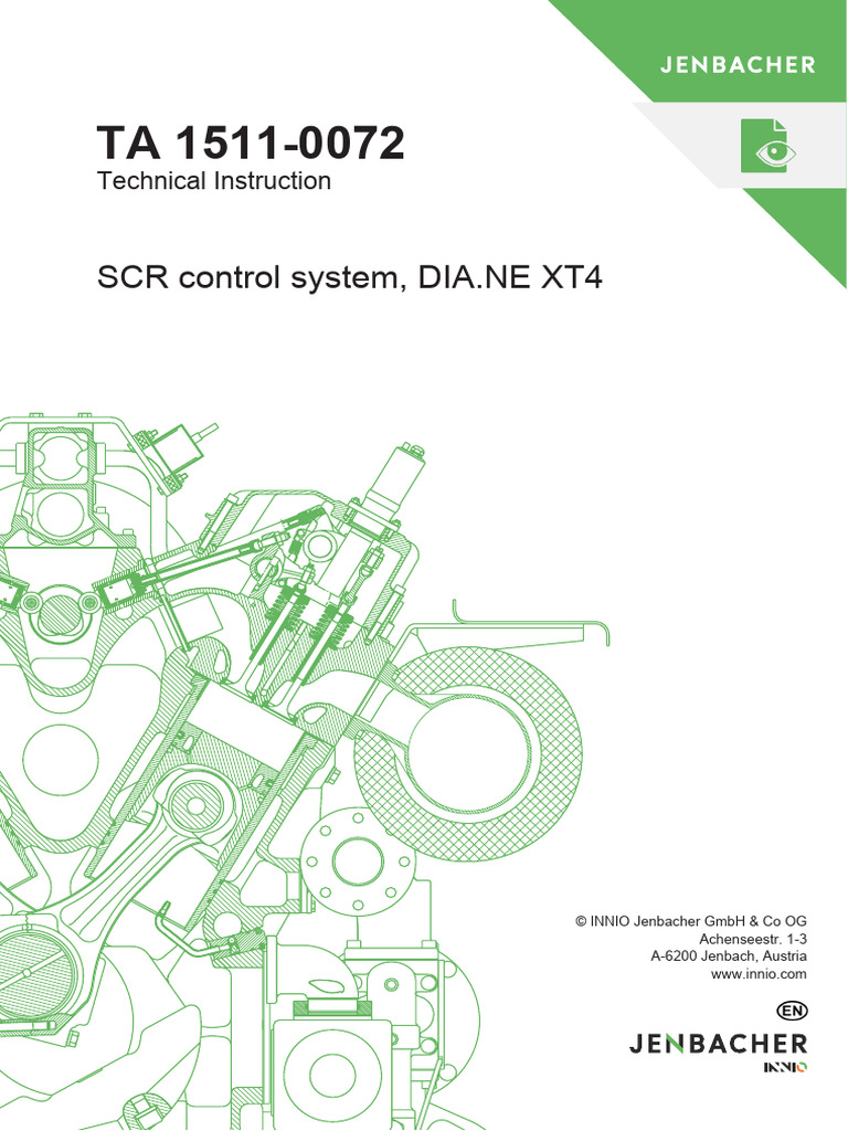 SCR Control System, DIA - NE XT4: Technical Instruction | PDF | Pump ...