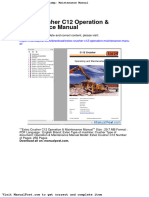 Extec Crusher c12 Operation Maintenance Manual