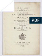 A Rainha Fidelíssim A D. Maria L,-: Por Occazião