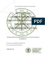 Revision de Complicaciones en Cirugía de Glaucoma Con Implante Xen. A Propósito de Un Caso