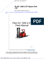 Flexi Forklift Ac 1200-2-0t Spare Part List 42055 00