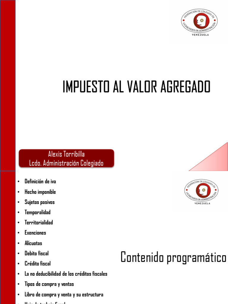 Guía Completa del IVA en Venezuela | PDF | Impuesto al valor agregado ...