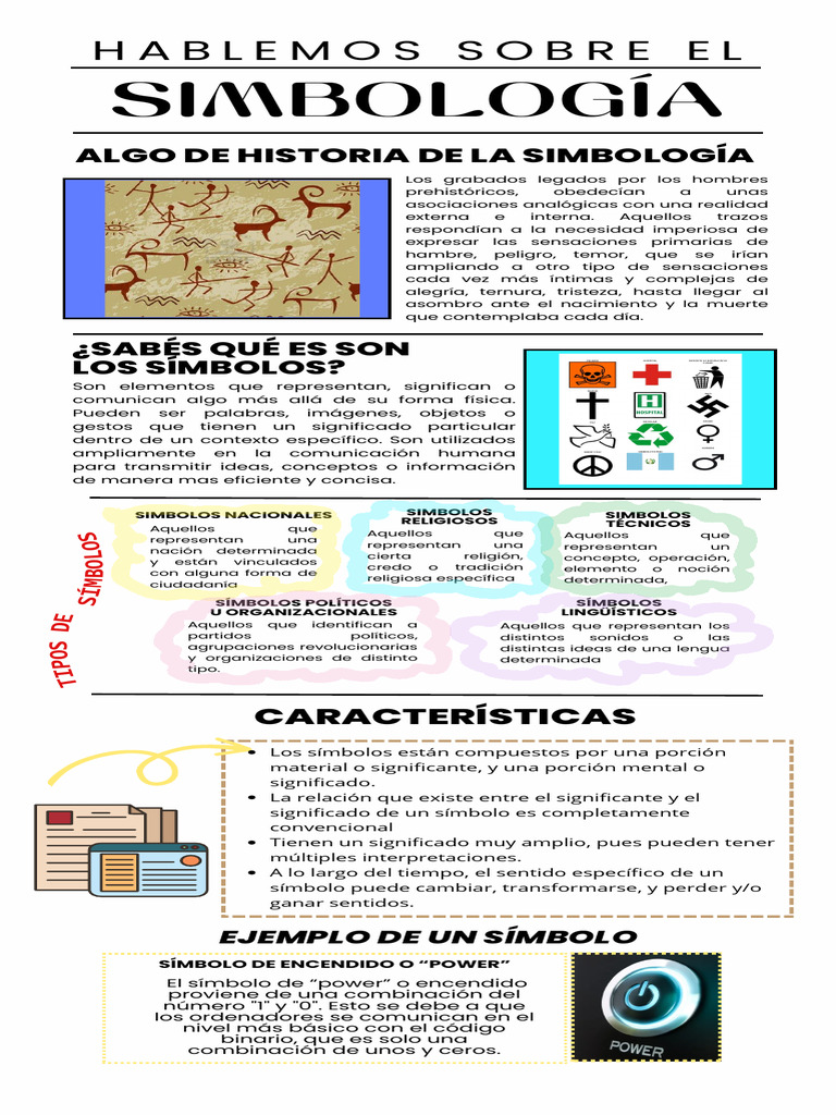 Tipos y características de símbolos | PDF | Los símbolos | Comunicación
