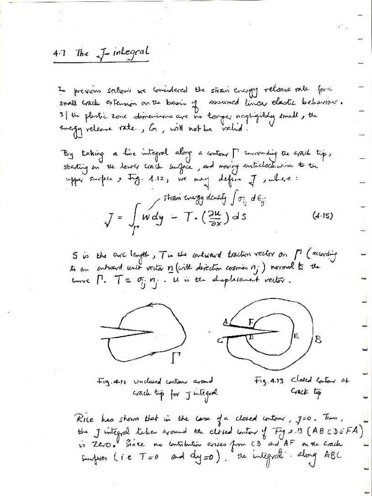 J-integral | PDF