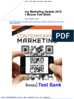 Contemporary Marketing Update 2015 16th Edition Boone Test Bank