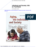 Aging The Individual and Society 10th Edition Hillier Test Bank