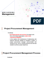Procurement and Contract Management