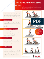 SAIL Level 2 Standing Exercises Guide | PDF | Chair