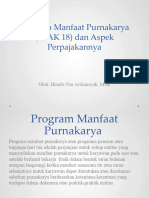 Program Manfaat Purnakarya (PSAK 18) Dan