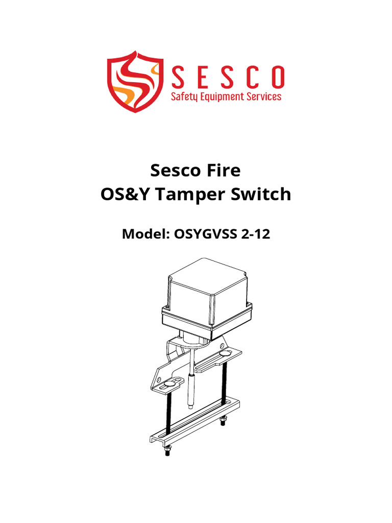 Tamper SwitchRev.01 PDF Switch Valve
