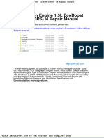 Ford Fusion Engine 1 5l Ecoboost 118kw 160ps I4 Repair Manual