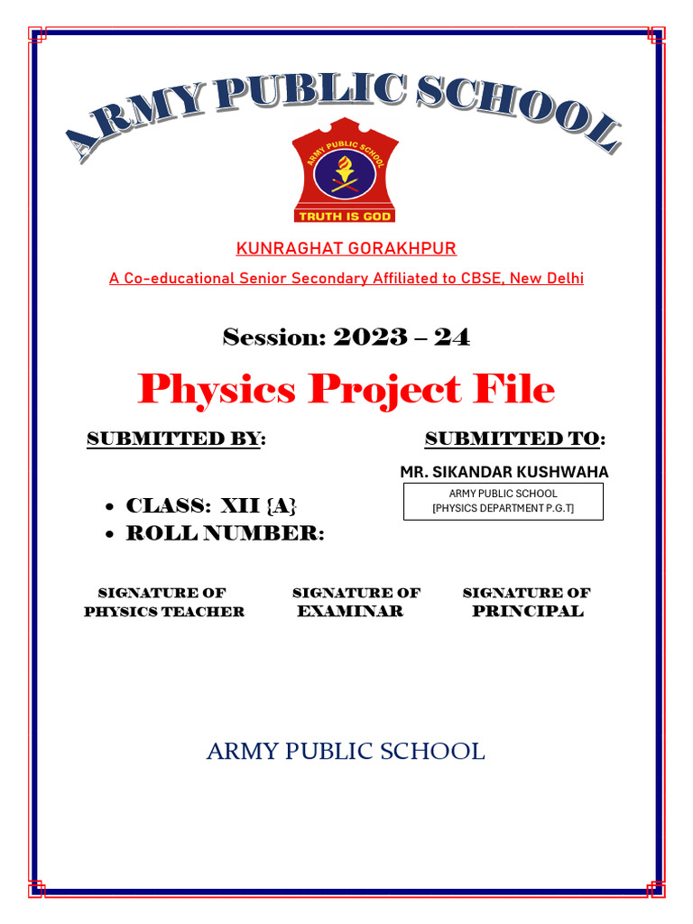 Class 12 Half Wave Diode Investegetory Project PDF Rectifier