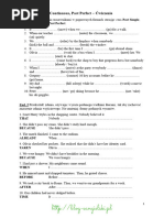 Past Simple Past Continuous Past Perfect - Ćwiczenia 2