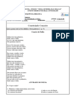 Sequencia Didatica 2col° O Romantismo Introdução e 1 Geração