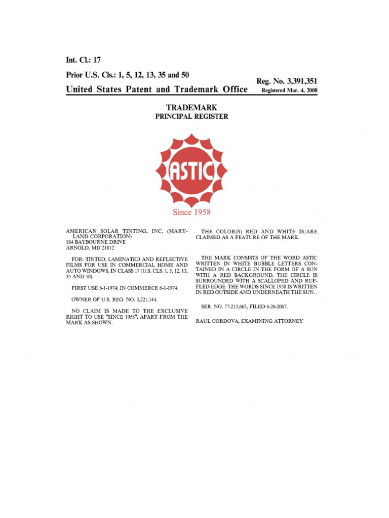 Registration Certificate | PDF