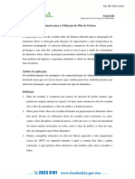 Orientações para A Utilização Do Óleo de Fritura Objectivo