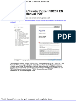 Fiat Hitachi Crawler Dozer Fd255 en It Service Manual PDF