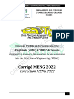 Corrigé MEng 2022 - 230902 - 063620