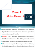 Classe Meios Financeiros