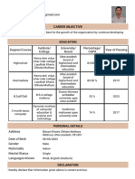 Resume - Hariom Sharma - Format7