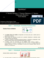 Química I - Introdução Conceitos Fundamentais