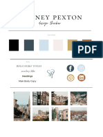 Sydney Pexton Brand Style Guide