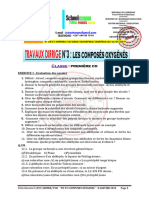 TD N 3 COMPOSES OXYGENES Chimie PCD 2023 2024 by Schoolexams - FR 1