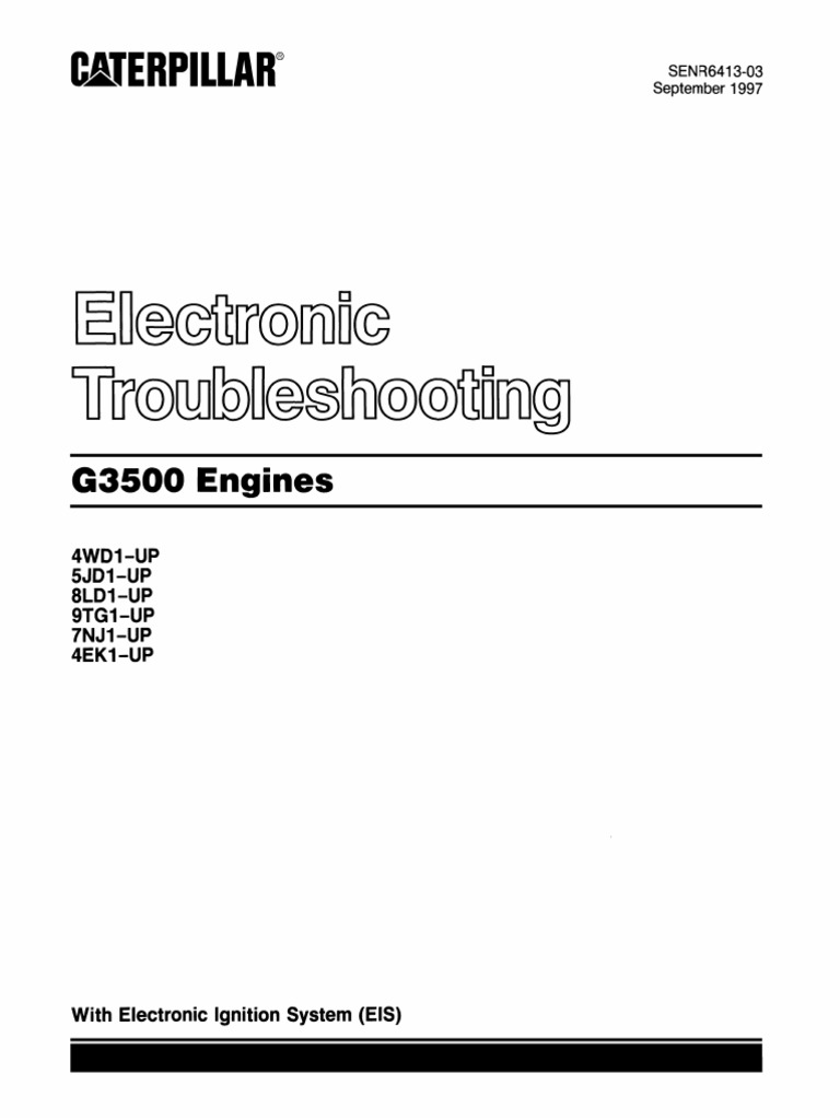 G 3500 Electronic Troubleshooting EIS PDF