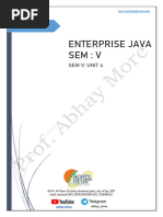 Enterprise Java Unit 4