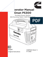 Onan Power Station ps300 Operator Manual A068P526 - I1 - 202201