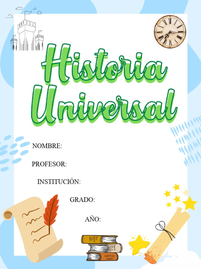 caratuladehistoriauniversal PDF