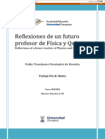 Reflexiones de Un Futuro Profesor de Física y Química: Pablo Trasobares Fernández de Heredia