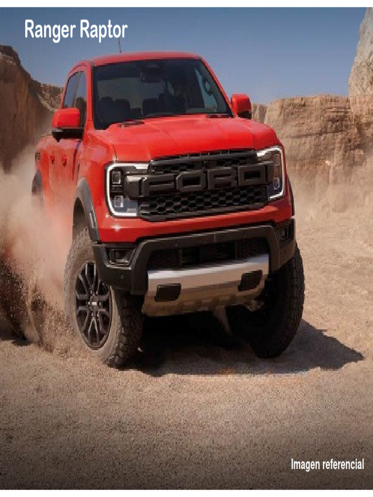 Ficha Tecnica Ranger Raptor MY2024 Fuente Tailandia PDF Airbag