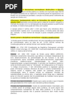 Direito Penal e Disciplinas Normativas