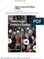 American Politics Today 5th Edition Bianco Test Bank