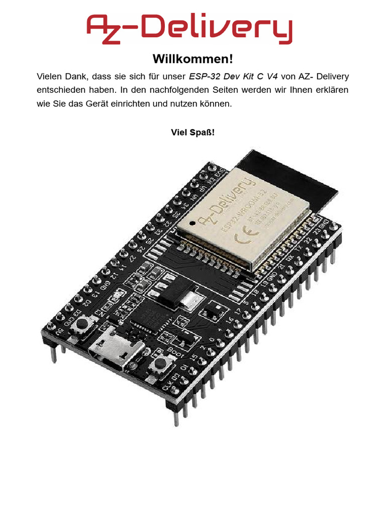 ESP-32 Dev Kit C V4 - DE | PDF
