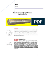 Agitator Shaft Features and Benefits Analysis