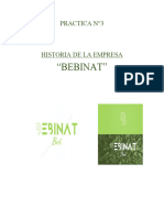 Historia de La Empresa Bebinat