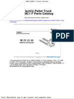 Hangcha Electric Pallet Truck Cbd15 A2mc1 F Parts Catalog