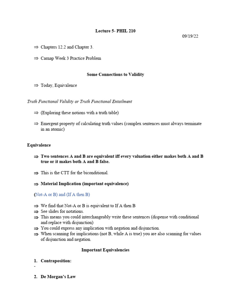 Lecture 5 phil 210 download free pdf if and only if logical