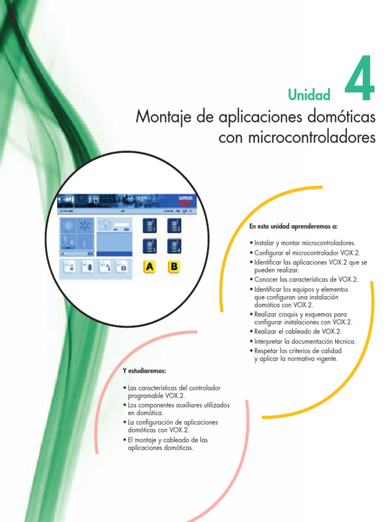 Tema 4 Mont. Apli. Dom. Con Aut. Prog. Vox.2 | PDF | Microcontrolador ...