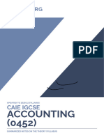 Pdfcaie Igcse Accounting 0452 Theory v2 PDF