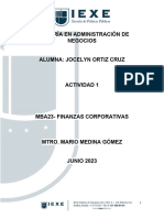 Actividad 1 FINANZAS CORPORATIVAS Resuelto