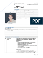 Make Up CV Nguyen Van The Data Engineer