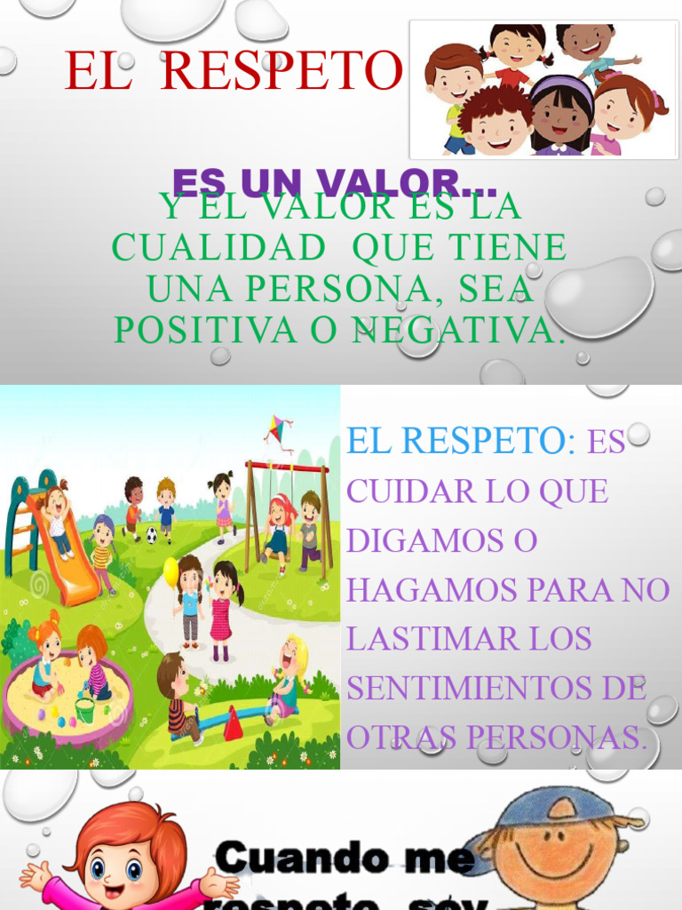 El Valor del Respeto en la Escuela | PDF