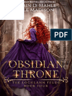 Obsidian Throne The Lochlann Feuds Book 4 - Robin D Mahle